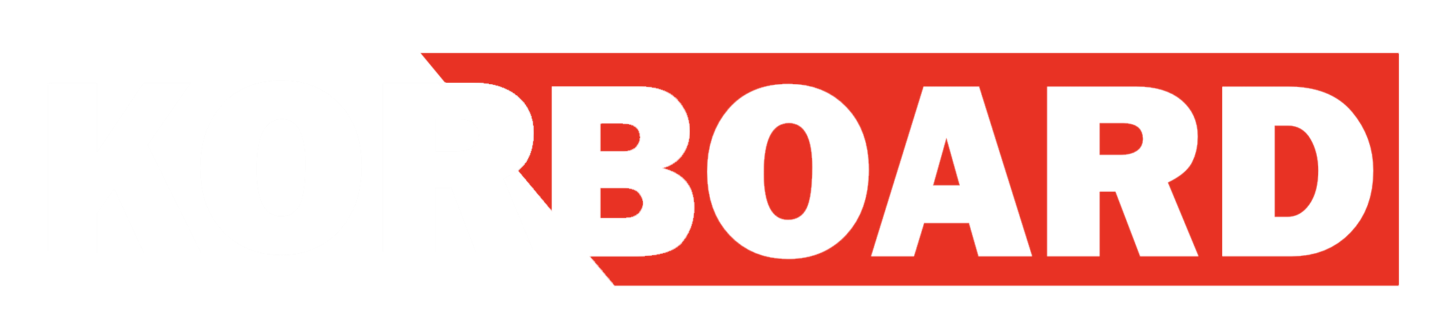 KORBOARD logo (color on dark)
